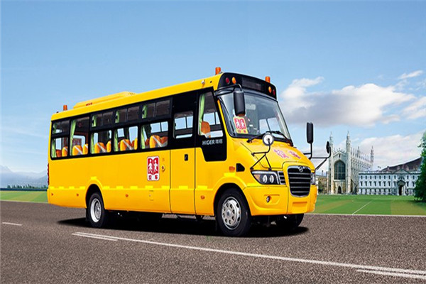 海格klq6896xqe5b小学生专用校车柴油国五2451座