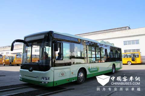 黄海新型混合动力DD6129CHEV1客车