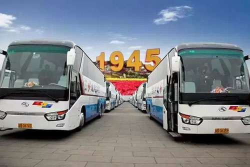 龙威客车整装待发