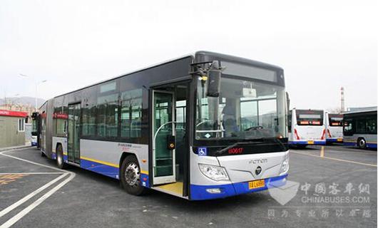 北京公交集团的天然气公交车