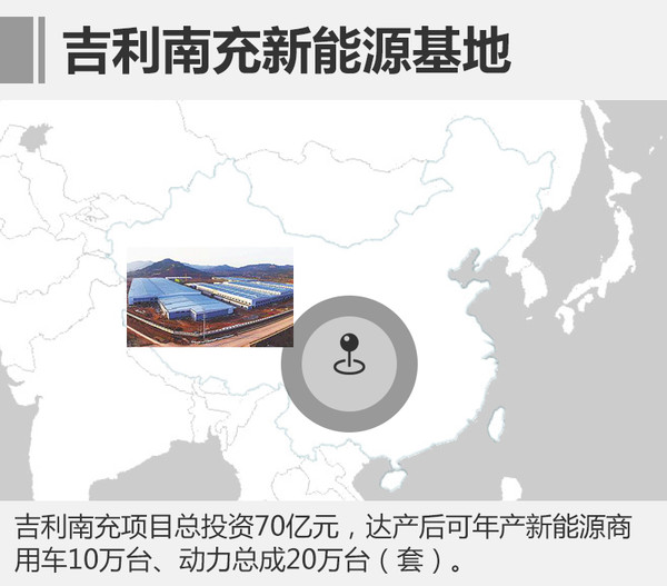 吉利四川新能源基地7月投产 年产10万辆
