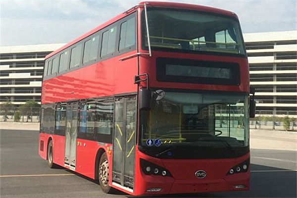 比亚迪BYD6100LSEV4低入口双层公交车（纯电动28-58座）