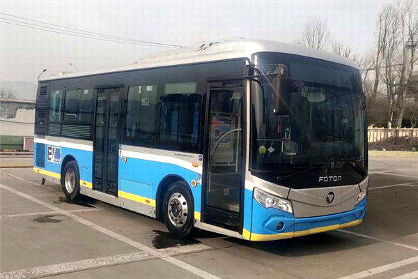 福田欧辉BJ6855SHEVCA-2插电式公交车（柴油/电混动国六15-24座）